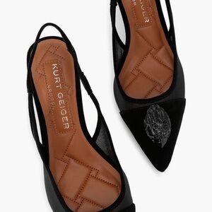 NIB Kurt Geiger Black Mesh Heels